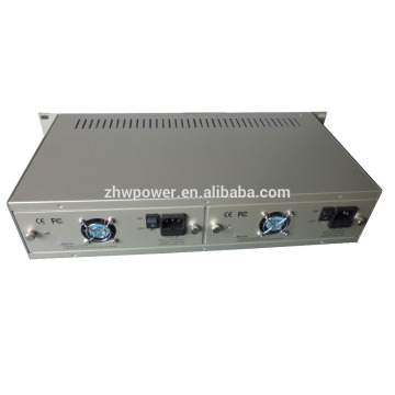 2U 19 Zoll 14 Steckplätze Fiber Media Converter Chassis Rack Plug-in Optik Transceiver Port Media Converter Chassis